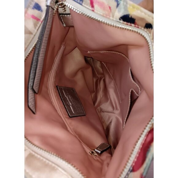 Coach Vintage Poppy Multicolor Signature Handbag - Picture 4 of 16